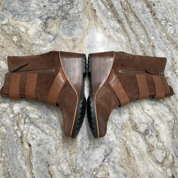 SOREL After Hours Suede Bootie with Buckles Women's 10.5 - Picture 7 of 13